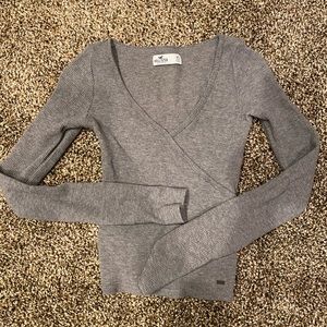 Grey XS Hollister Top